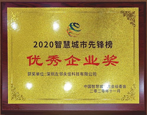 左鄰永佳與博宇佳業 榮獲智慧城市先鋒榜優秀企業獎的雙重榮耀